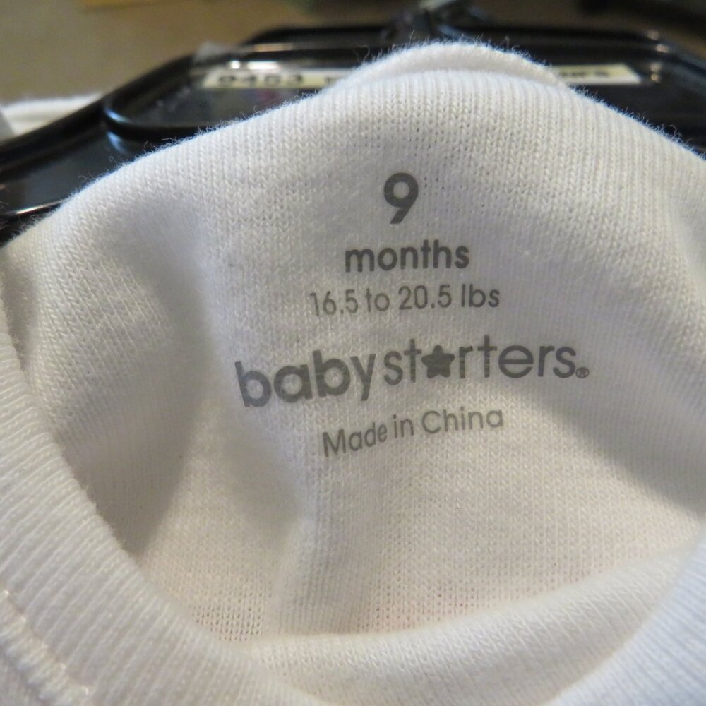 Patriotic Glitter Butterfly Baby Bodysuit 9M "American Cutie" Baby Starters - Picture 4 of 6